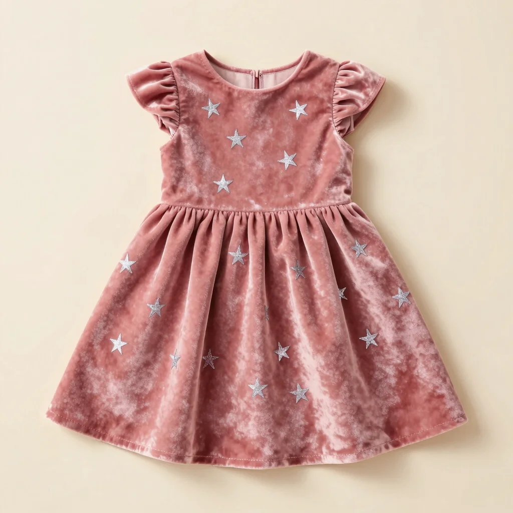 Celestial Velvet Party Dress